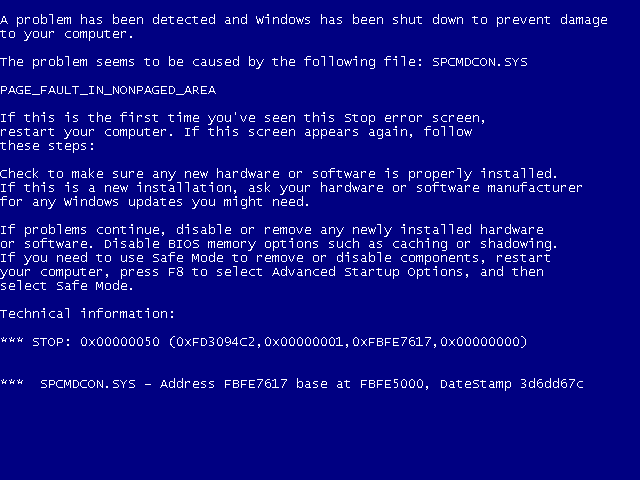 Blue screen akibat software bajakan