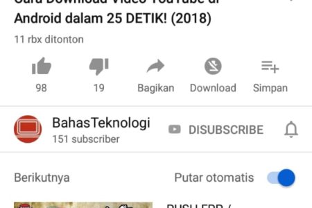 Cara mengubah video youtube menjadi mp3 di Android Tanpa Bantuan Aplikasi