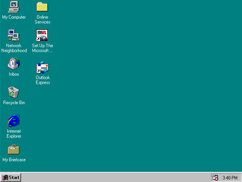 Windows 95 ini tiba pada bulan Agustus 1995
